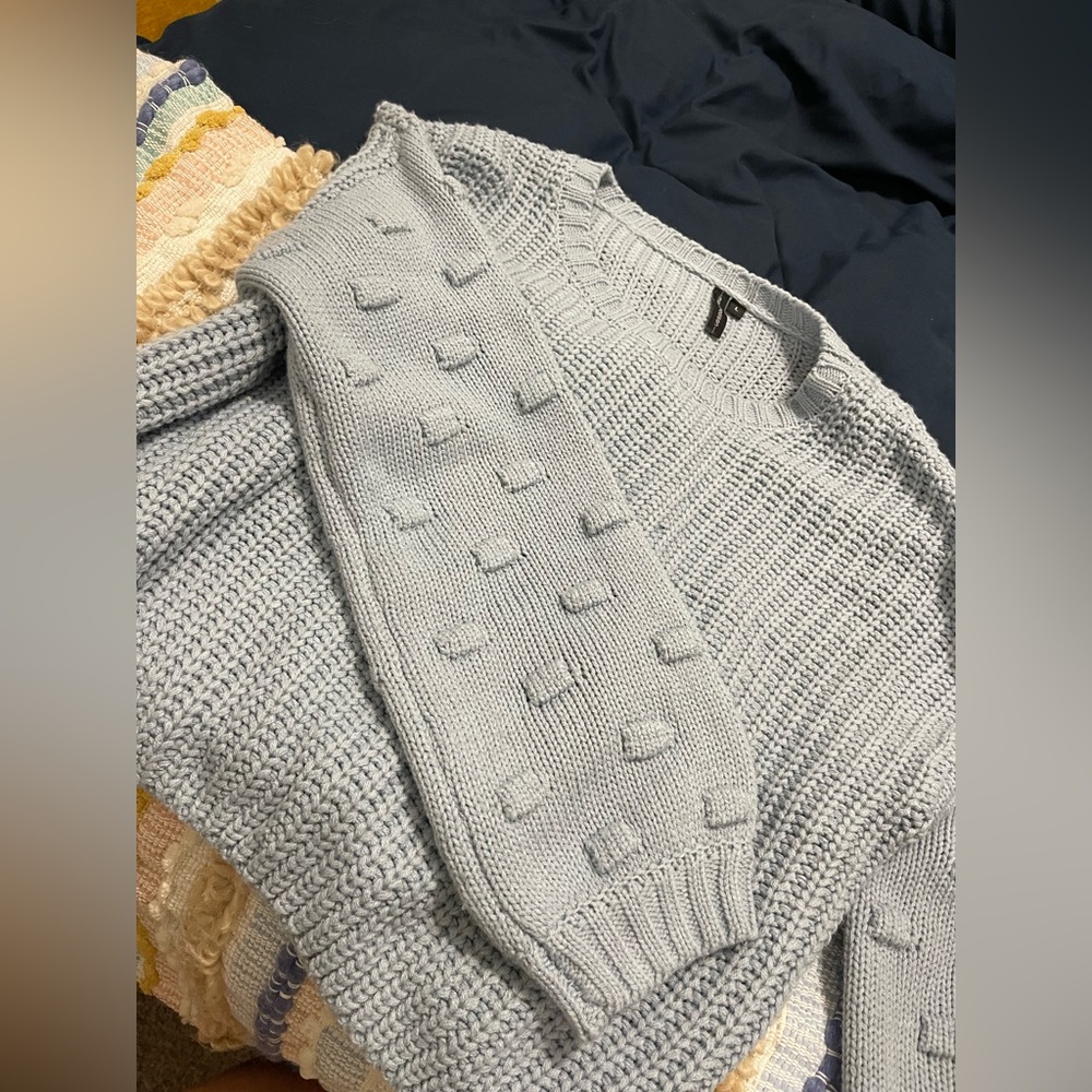 Blue boutique sweater